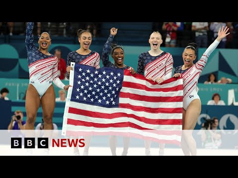 Simone Biles and United States gymnastics group recover Olympic gold|BBC News