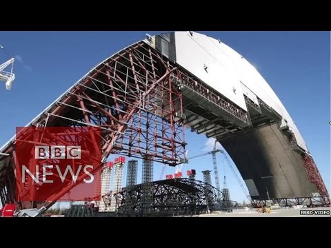 Chernobyl’s new ‘shield’ – BBC News