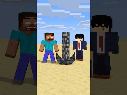 HELP Herobrine To Power Up And Lay Down Bedrock #friendship #shorts #trending #anime